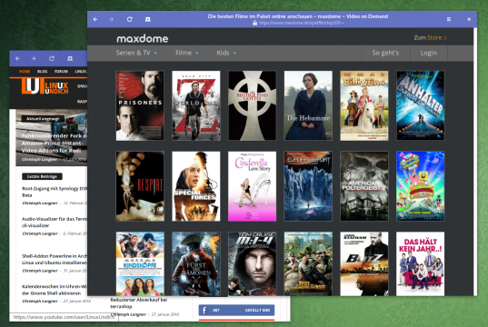 Maxdome und Lovefilm unter Ubuntu