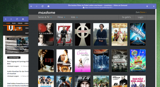 Maxdome und Lovefilm unter Ubuntu