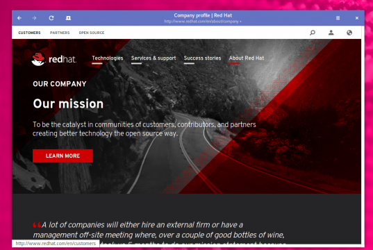 Redhat Linux Homepage