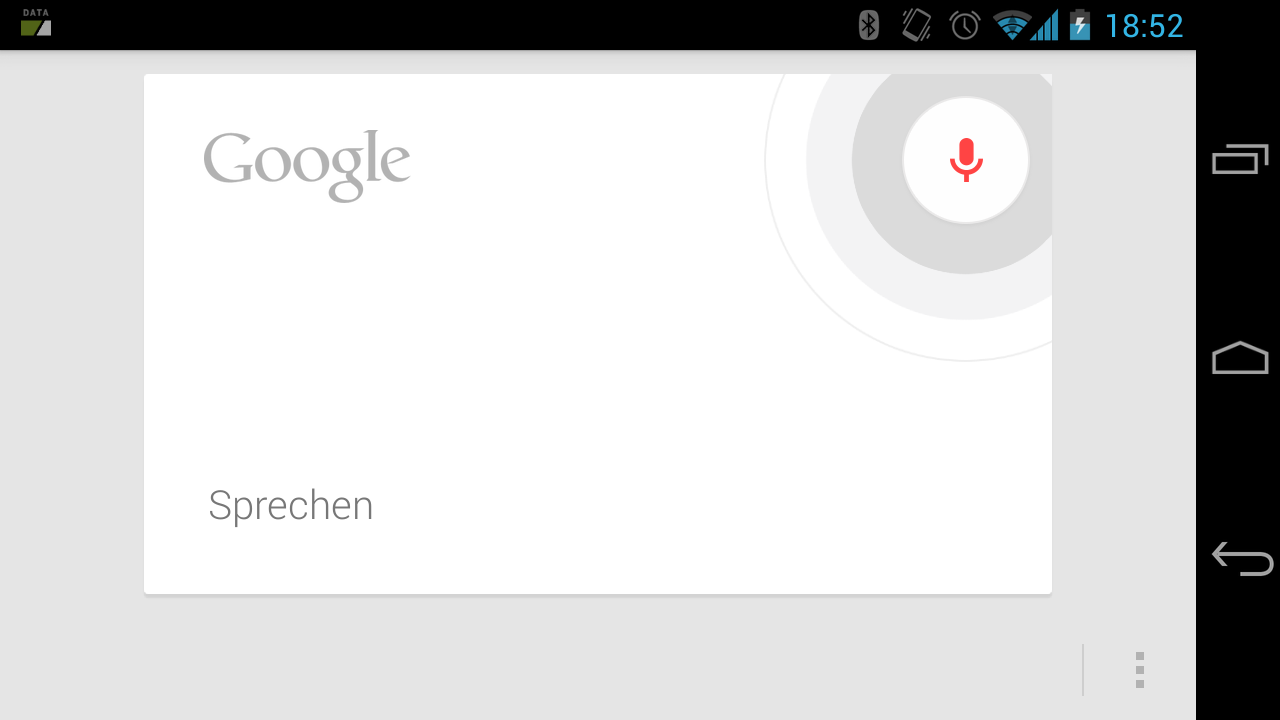 Ab Android 4.1"Jelly Bean" springt Google Now bei einem längeren Klick auf den Headset-Button an.