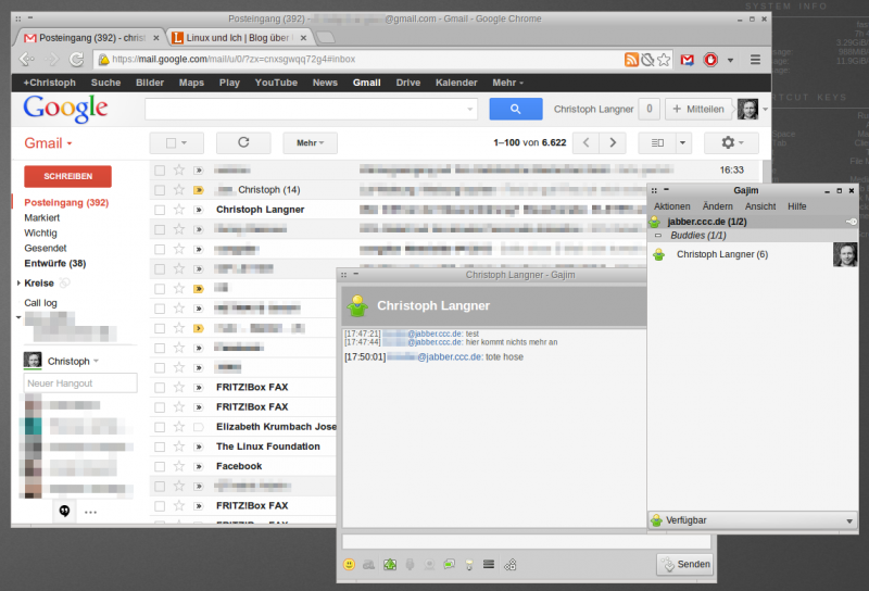 Umstieg von Google Talk auf Hangouts kappt Verbindung zu Jabber/XMPP
