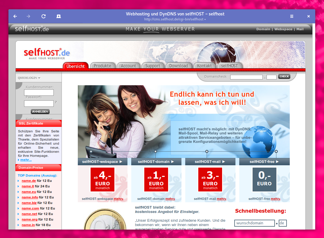 Dyn (ehemals DynDNS.org) macht Login alle 30 Tage zur Pflicht. Alternative? Selfhost.de