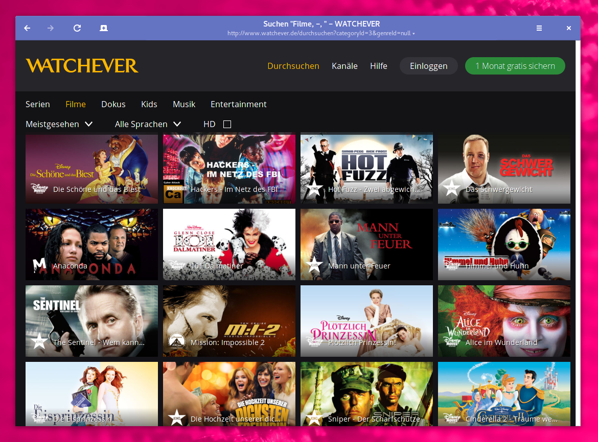 Watchever Lite streamt nun Watchever-Filme auch aufs Handy