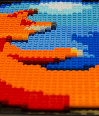 Firefox-Logo aus Lego