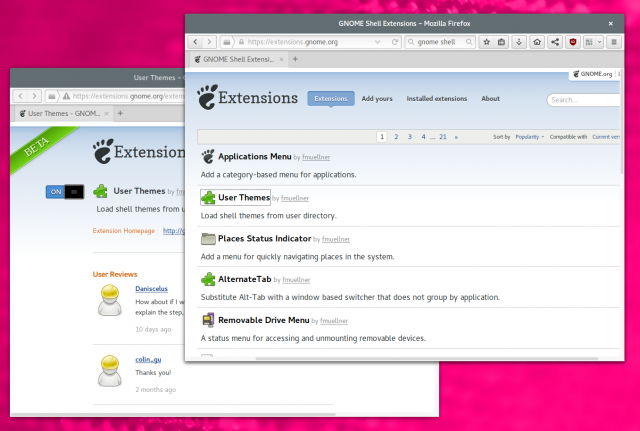 Die besten Erweiterungen für die GNOME Shell