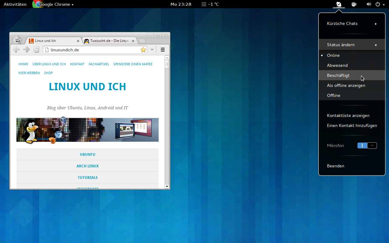 Skype Integration tut das was der Name verrät, die Erweiterung integriert Skype besser.