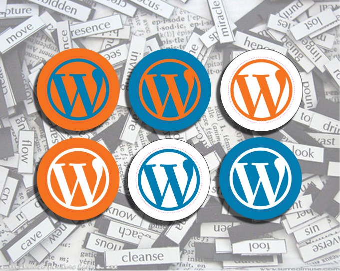 Wordpress sticker