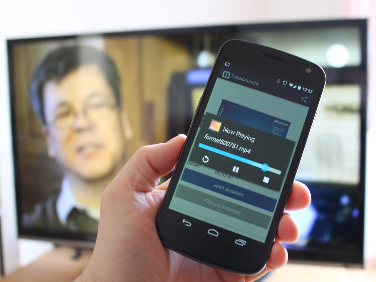 Allcast streamt so gut wie alles vom Android-Handy auf den Chromecast-Dongle.