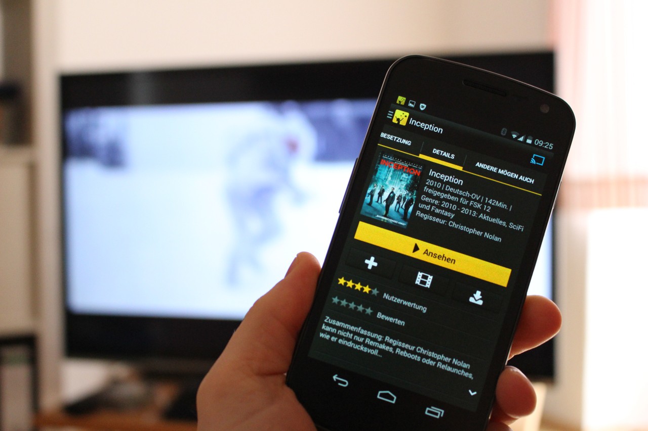 Die Online-Videothek zum Flatrate-Preis erlaubt die Nutzung des Chromecast-Dongles.