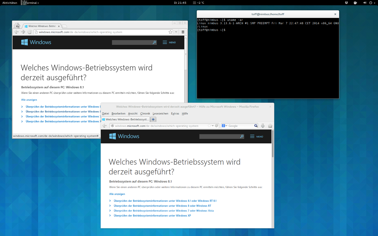 Microsoft erkennt Linux als Windows 8.1