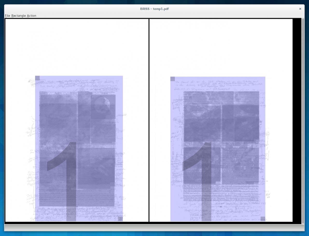 Mit Briss lassen sich PDFs auf ausgesuchte Bereiche zuschneiden.