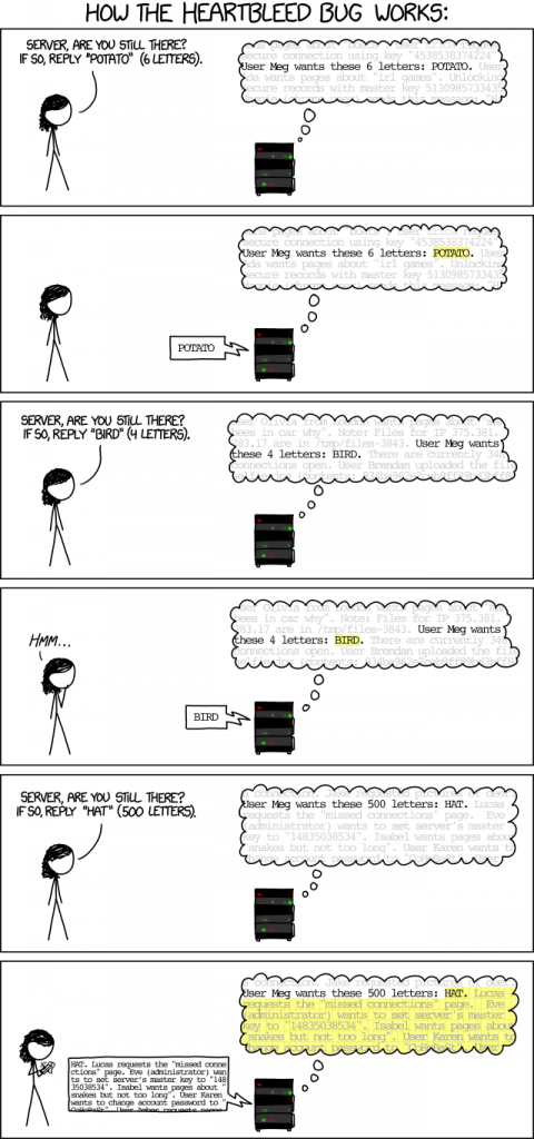 Heartbleed Explanation, xkcd.com