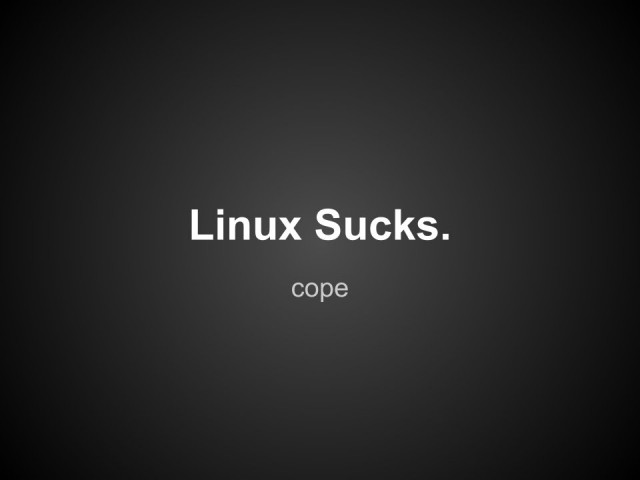 Bryan Lunduke „Why Linux Sucks“ Part V 2014