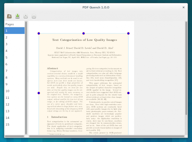 Auch mit PDF-Quench lässt sich ein PDF in einem Rutsch zuschneiden.