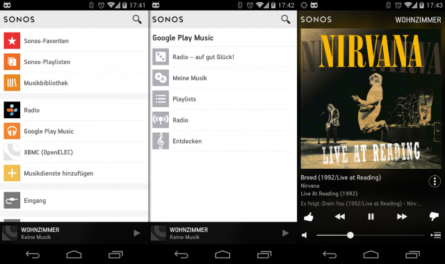 Sonos arbeitet danach endlich mit Google Music inklusive All Access zusammen.
