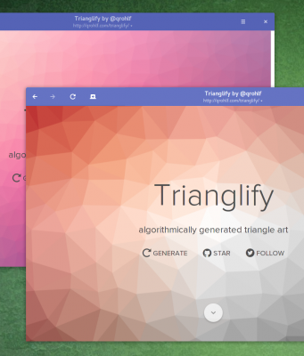 Linktipp: Trianglify erzeugt Wallpaper im Nexus-Stil