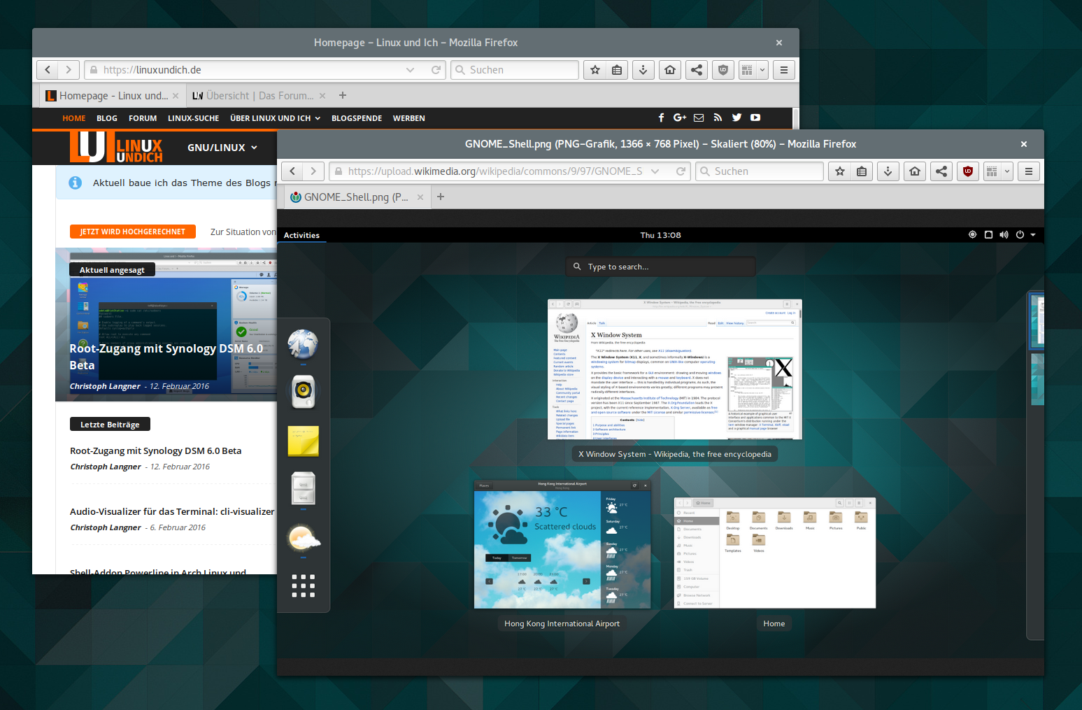 Firefox optimal in die Gnome Shell integrieren