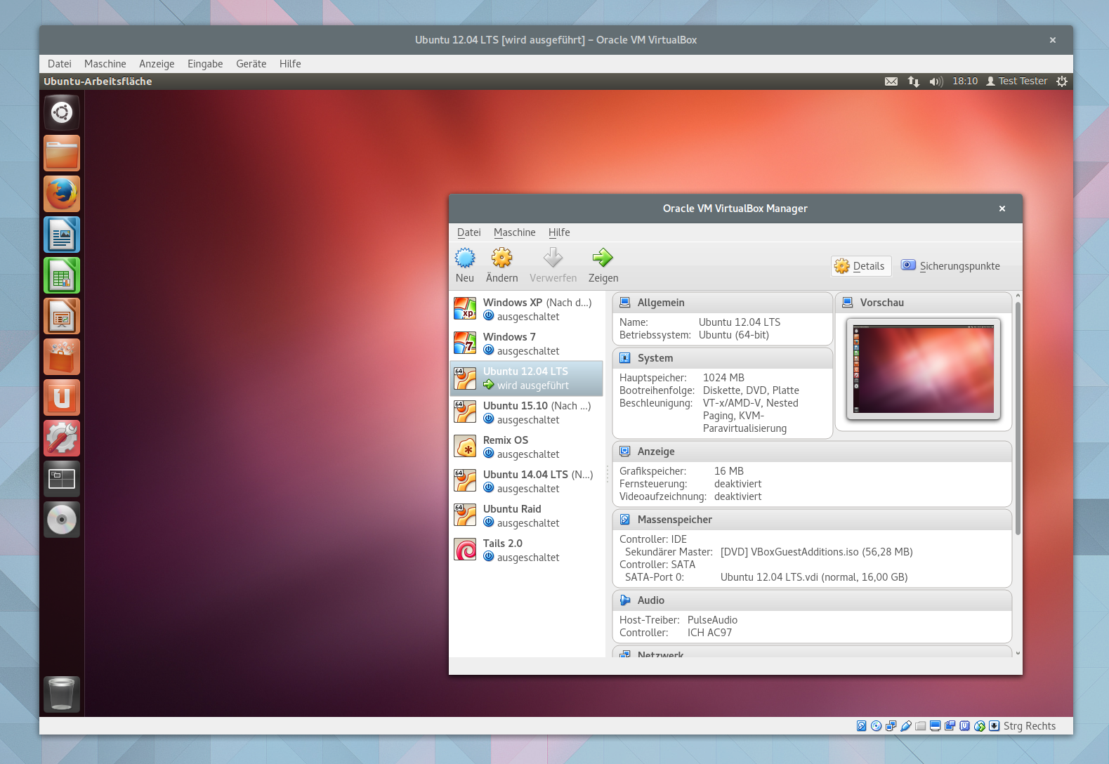 ubuntu server virtualbox image