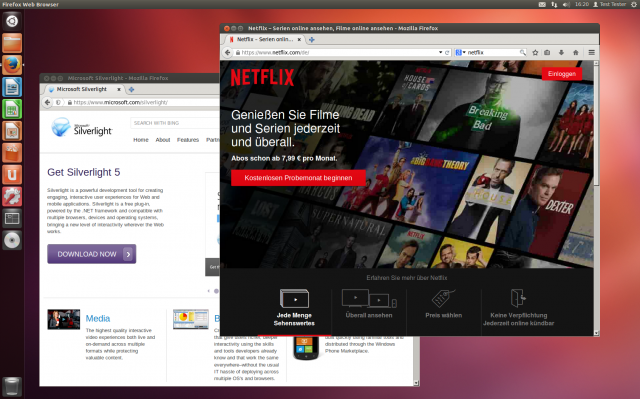 Video-Streaming von Netflix mit HTML5 und ohne Silverlight bzw. Pipelight