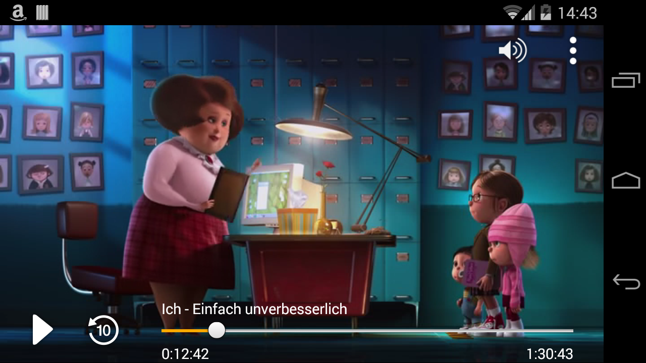 Anschließend können Amazon-Prime-Videos zum Flatrate-Preis aufs Handy gestreamt werden.