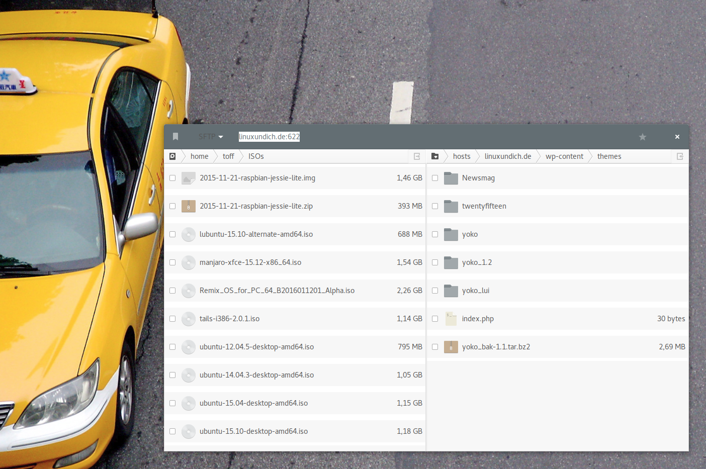 Der FTP-Client Taxi schafft Alternativen zu FileZilla und gFTP