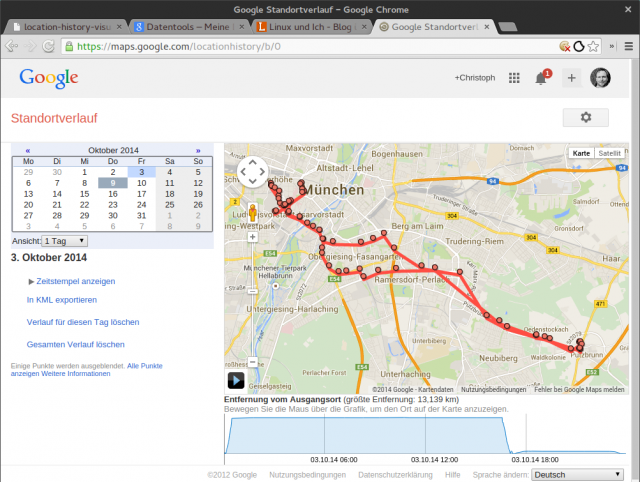 Google speichert in der Google Location History jeden eurer Schritte.
