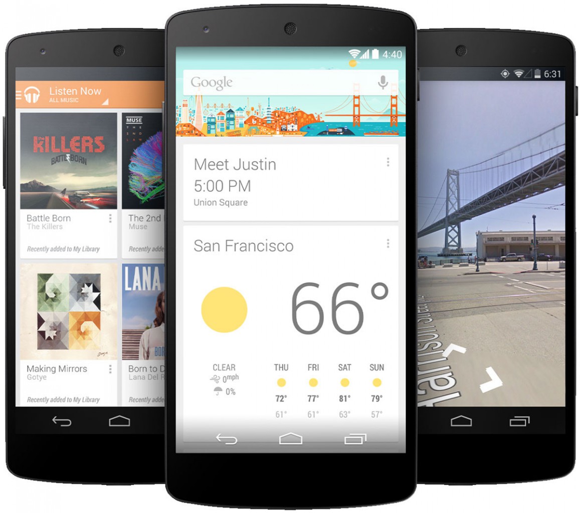 Das Nexus 5 mit Stock-Android und per Custom-ROM auch noch lange Updates möglich.