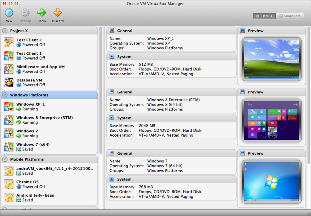 An der Oberfläche von VirtualBox hat sich nicht viel geändert (Quelle: Oracle)