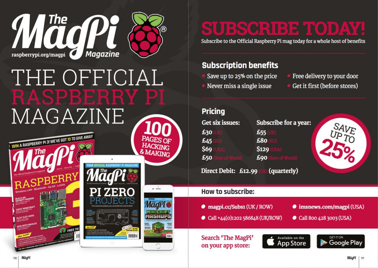 Titel der MagPi zum Raspberry Pi 3