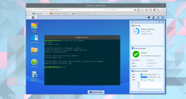 Root-Zugang mit Synology DSM 6.0 Beta