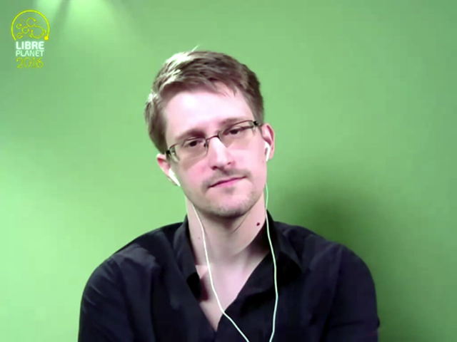 Keynote von Edward Snowden auf der Libreplanet 2016