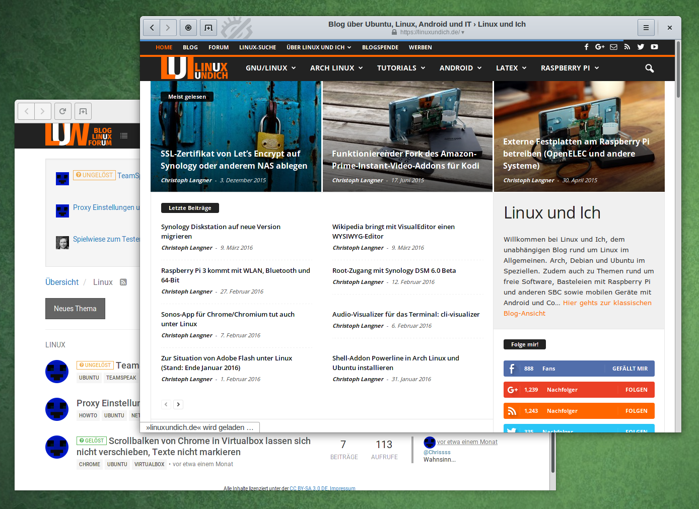 Linux und Ich mit neuem Look und Forum