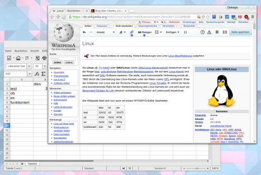 Wikipedia mit WYSIWYG-Editor