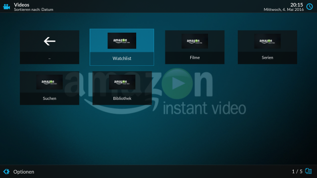 Mit dem Amazon Prime Instant Video Addon habt ihr nun Zugriff auf den VoD-Dienst.