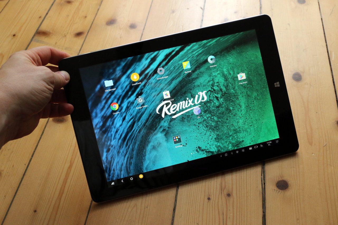 Trotz Windows-Logo läuft auf dem Chuwi VI10 Android in Form von Remix OS.
