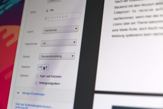 Google Chrome Druckskalierung
