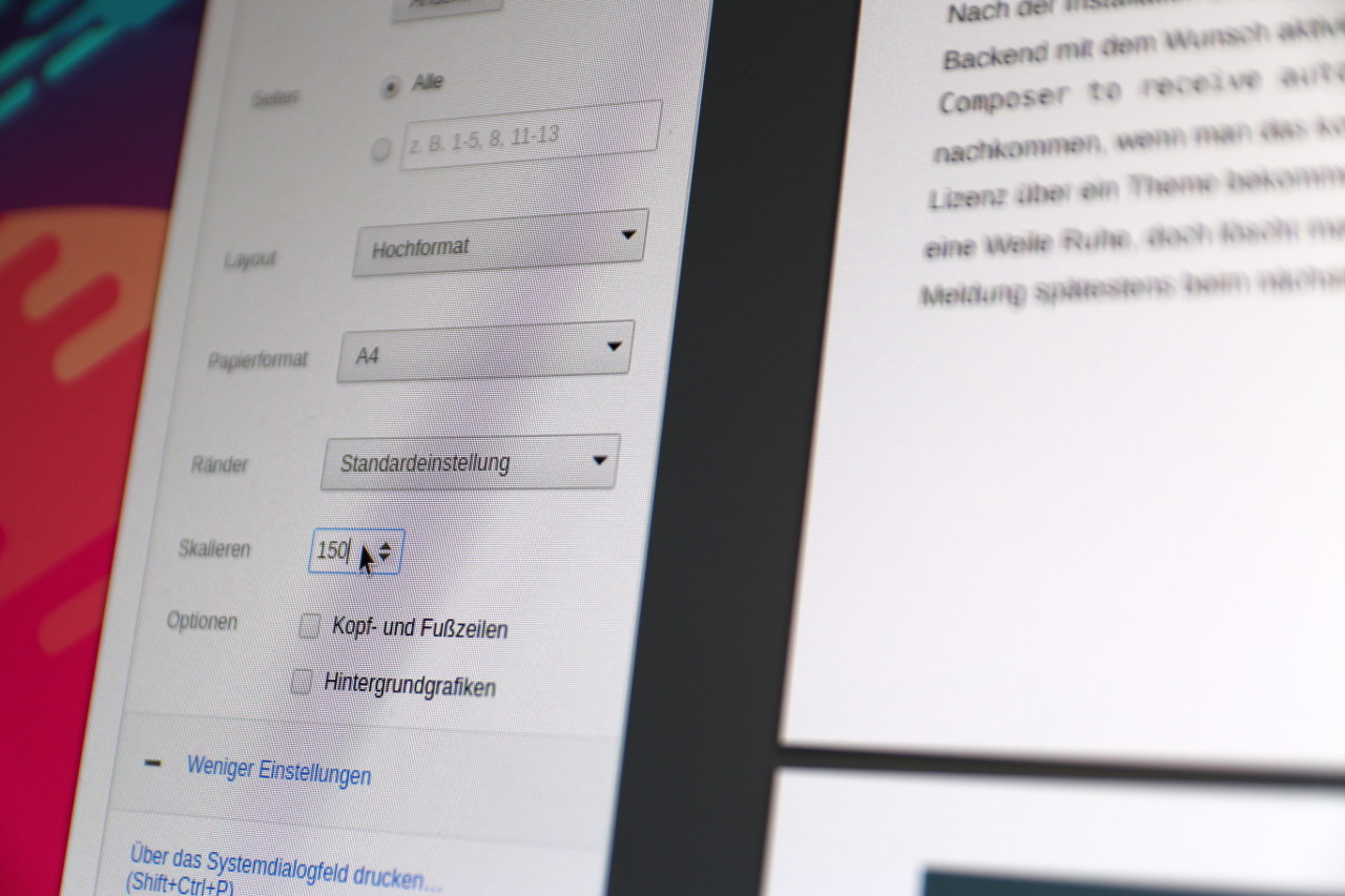 Chrome und Chromium 56 kennen nun endlich eine Druckskalierung
