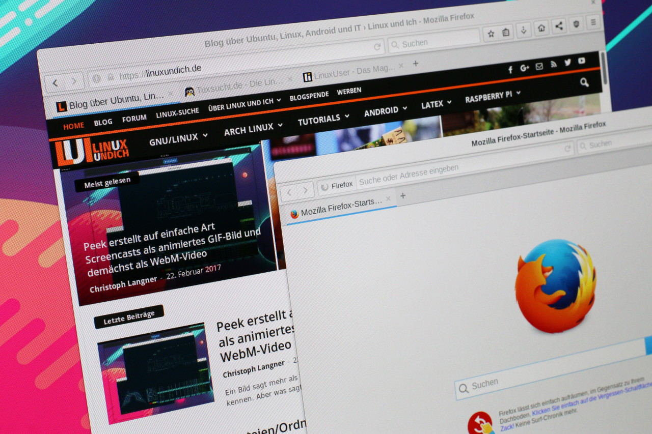 Aktualisiertes Gnome-Theme für Firefox 45 und neuer