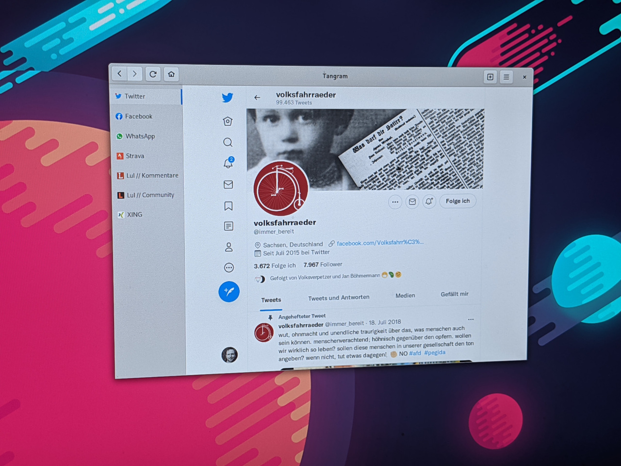 Extra Browser für Facebook, Twitter und Co.