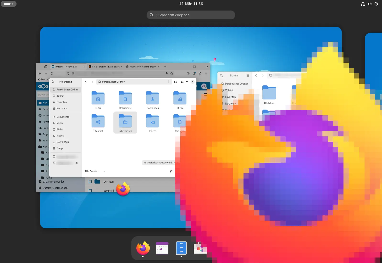 Firefox besser in GNOME integrieren: WebDAV und Co. im Dateidialog