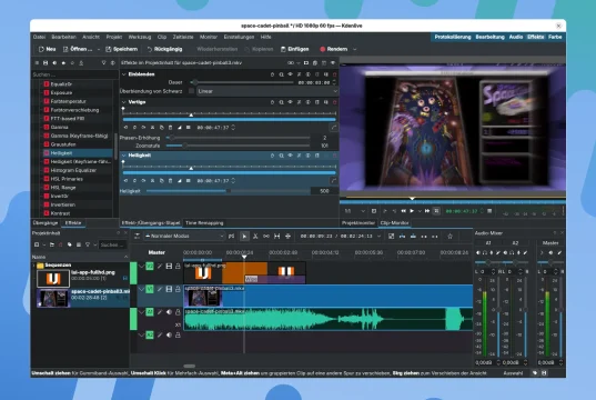 Kdenlive 25.04.0: Objektmasken, OpenTimelineIO und jede Menge Feinschliff