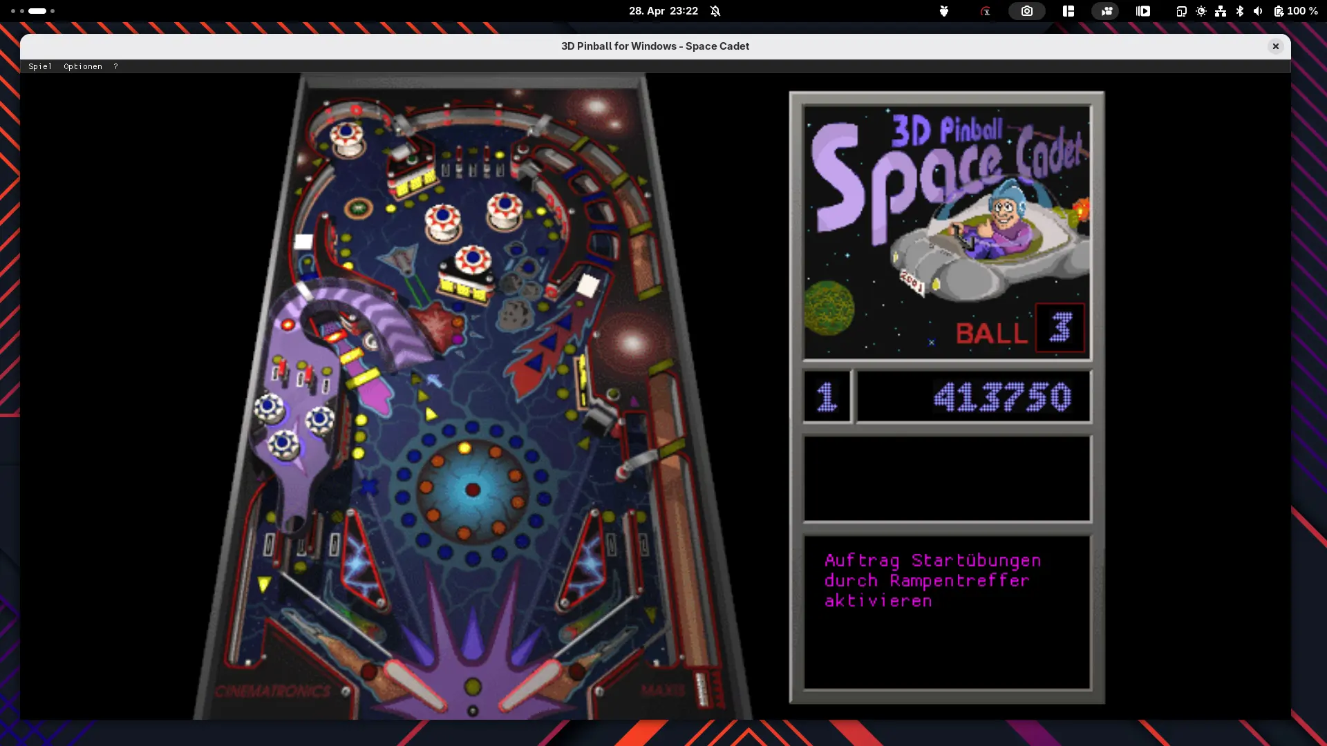 Space Cadet Pinball: Alte Software, neuer Glanz unter Linux