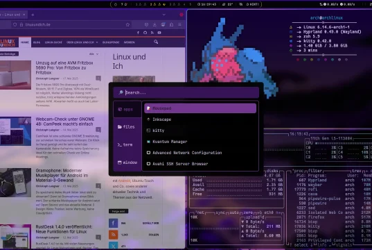 KooL's Hyprland Dotfiles: Gericeter Desktop auf Knopfdruck