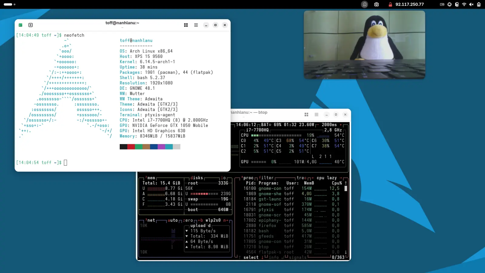 Webcam-Check unter GNOME 48: CamPeek macht’s einfach
