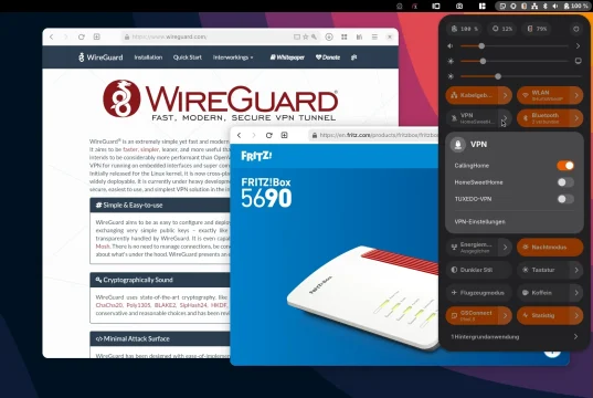 WireGuard-VPN zwischen Fritzbox und Linux einrichten
