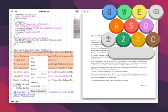 Typst unter GNOME nutzen: Typewriter als schlanker Editor für quelltextbasiertes Publishing
