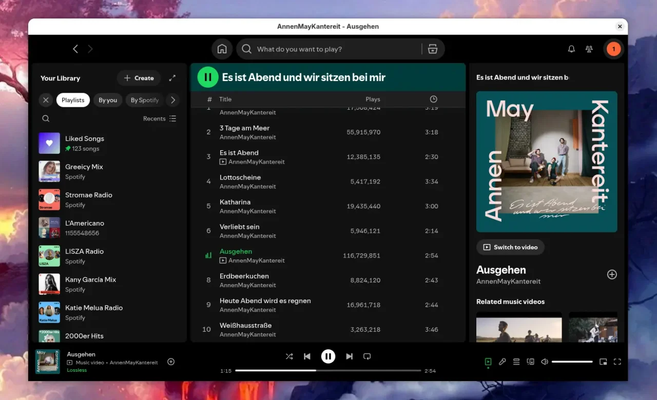 Alternativ könnt ihr das Flag --ozone-platform=x11 setzen, wenn ihr Spotify aus dem AUR installiert habt. Dann wird der Fensterrahmen wieder korrekt angezeigt und normal dargestellt.