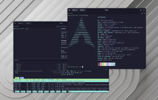 Rutile 0.2.2 – Eine moderne Alternative zu Tilix